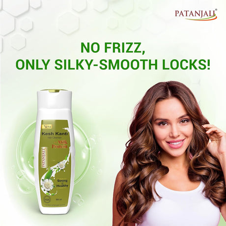 Patanjali Kesh Kanti Milk Protein Shampoo 180ml