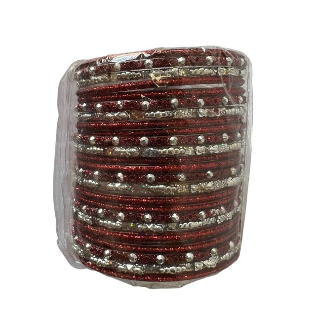 Indian Glass Bangles (Size 2.4") Design#2