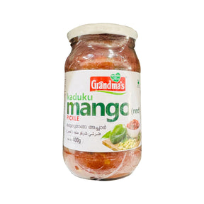 Grandma's Kaduku mango Pickle (Red) 400g