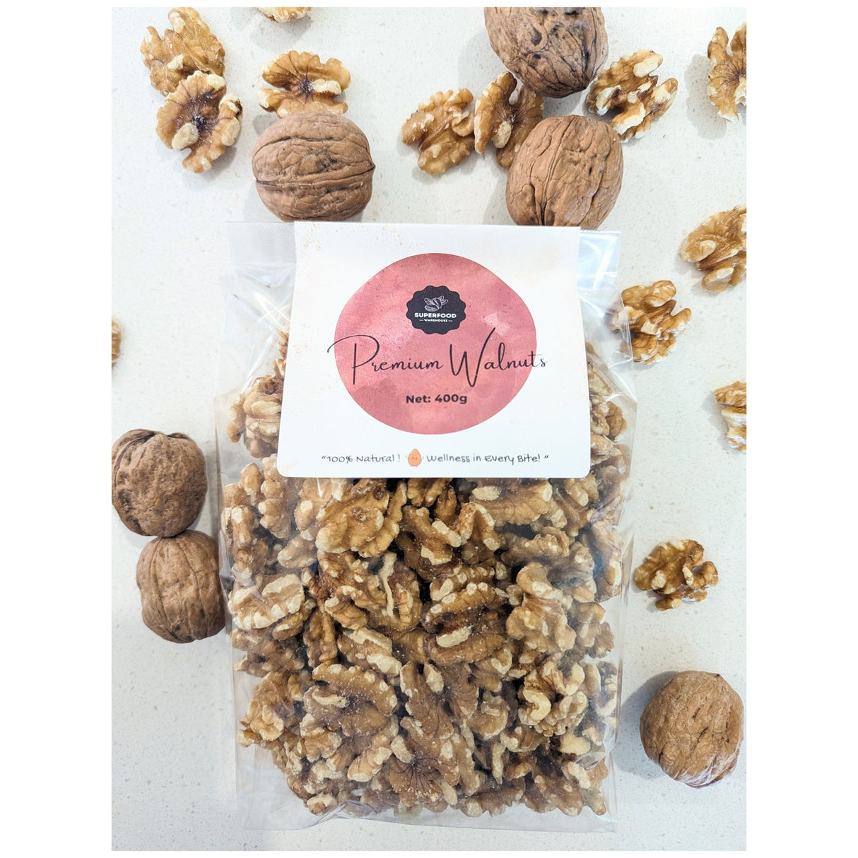 Super Food Premium Walnuts 100% Natural 400g