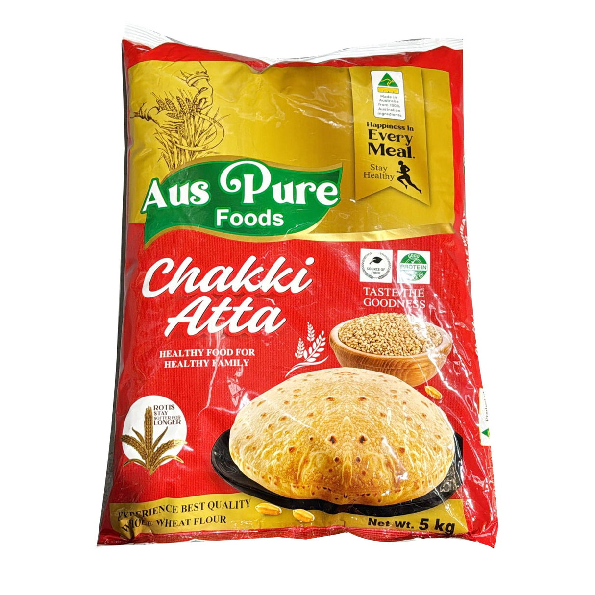 Aus Pure Foods Chakki Atta 5kg