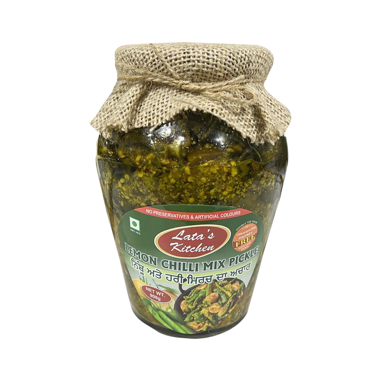 Lata Kitchen Lemon Chilli Mix Pickle 908g