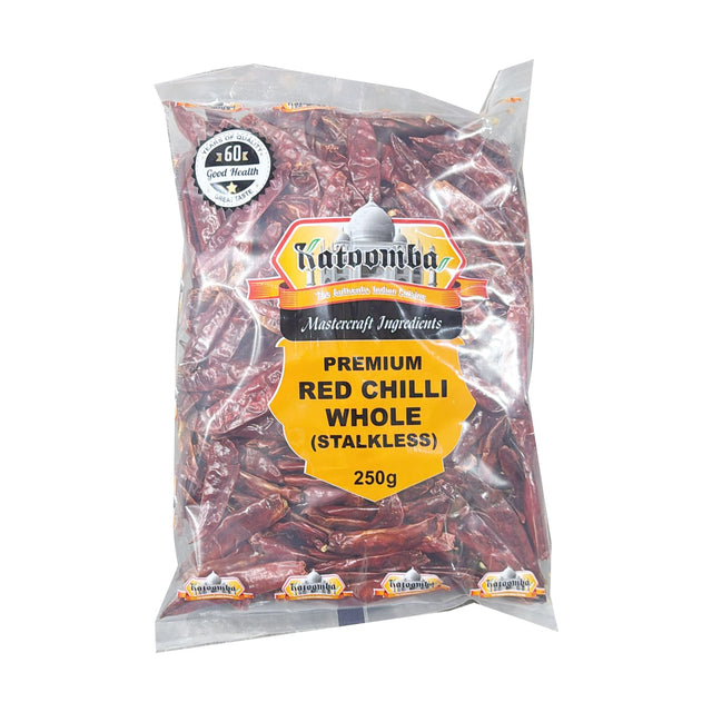 Katoomba Premium Red Chilli Whole Stalkless 250g