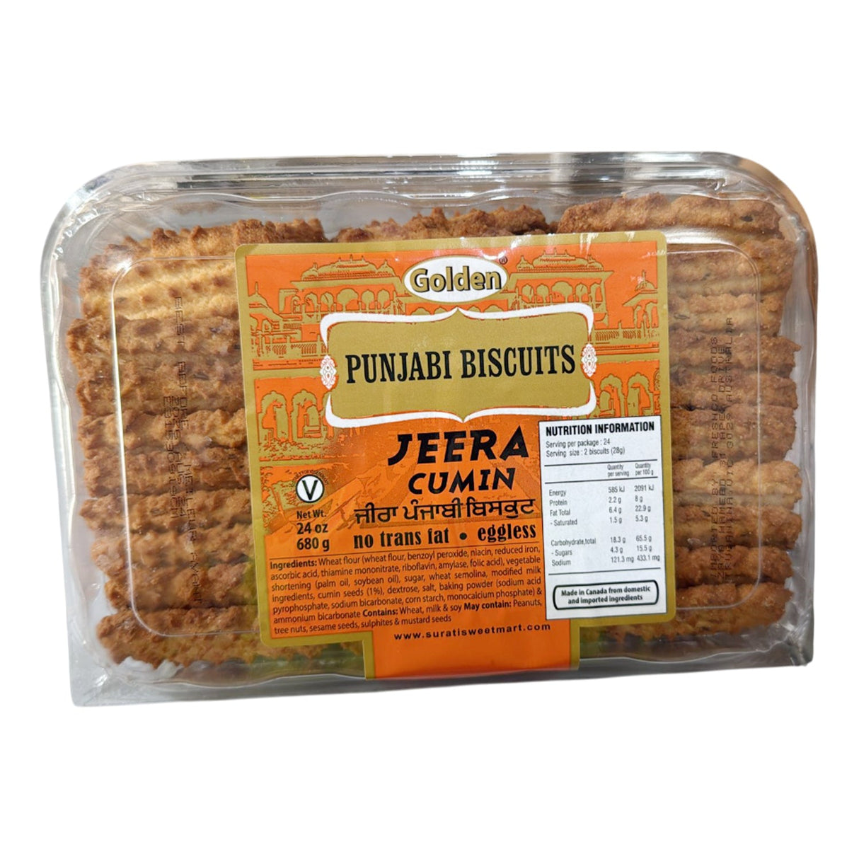 Golden Jeera Cumin Punjabi Biscuits 680g