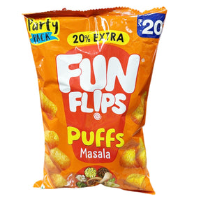 JK Foods Fun Flips Puffs Masala 62g
