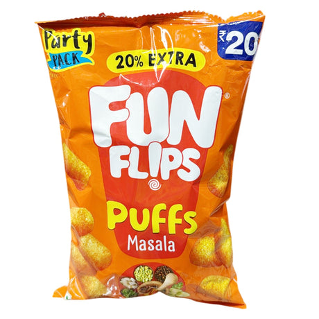 JK Foods Fun Flips Puffs Masala 62g