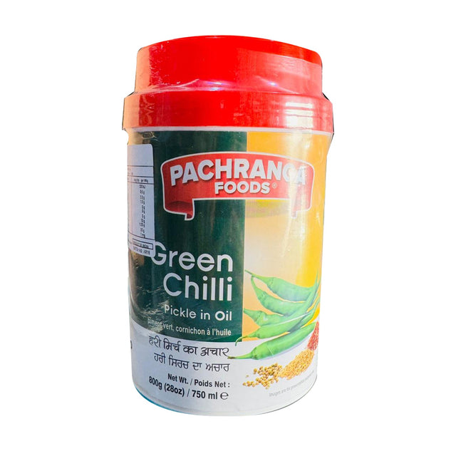 Pachranga International Green Chilli Pickle 800g