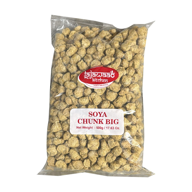 Lajawaab Kitchen Soya Chunk Big 500g