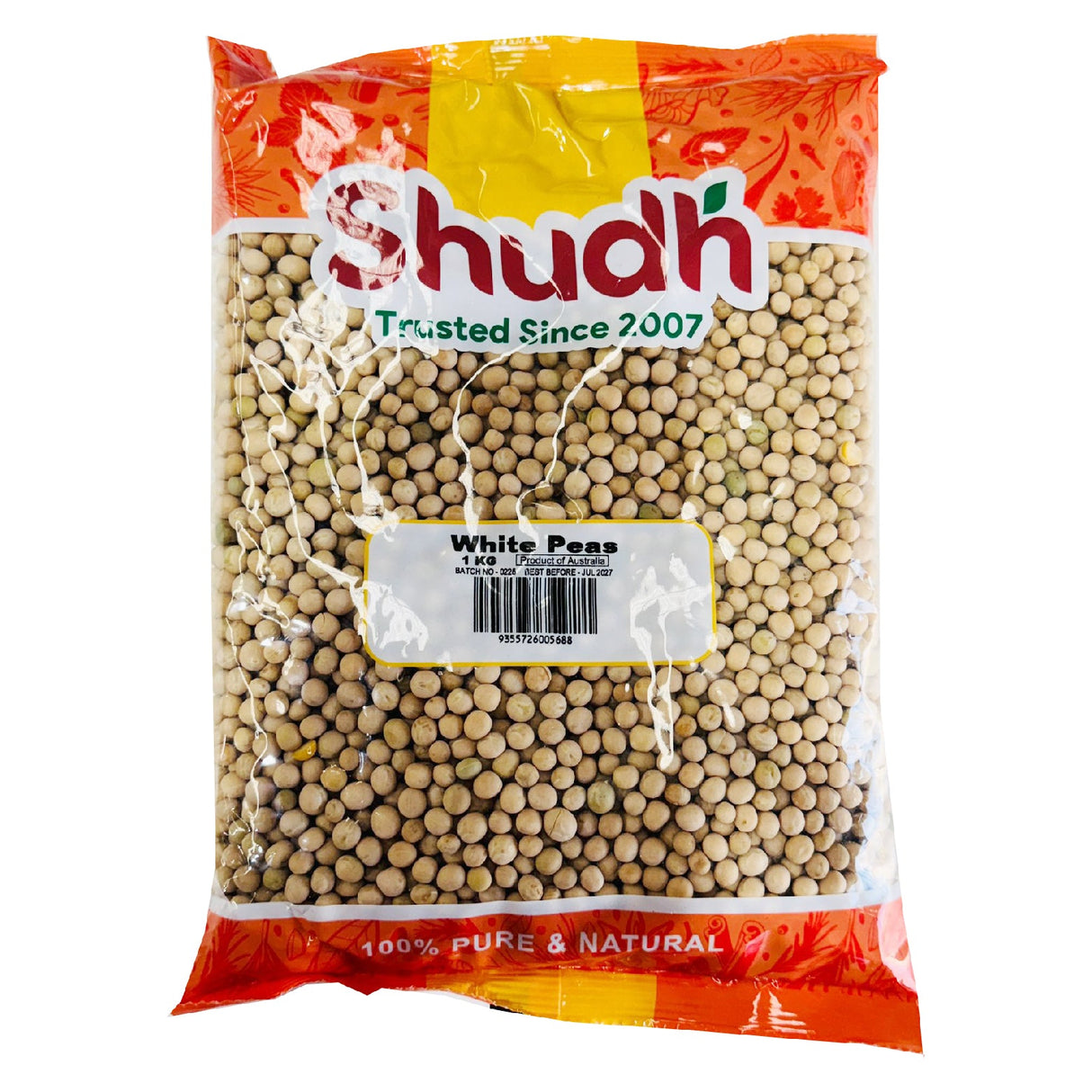 Shudh White Peas Vatana 1kg