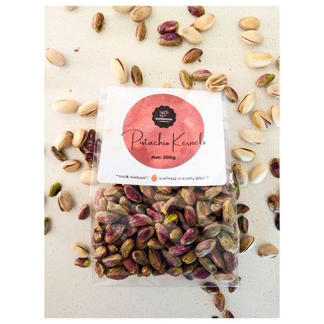 Super Food Pistachio Kernels 100% Natural 200g
