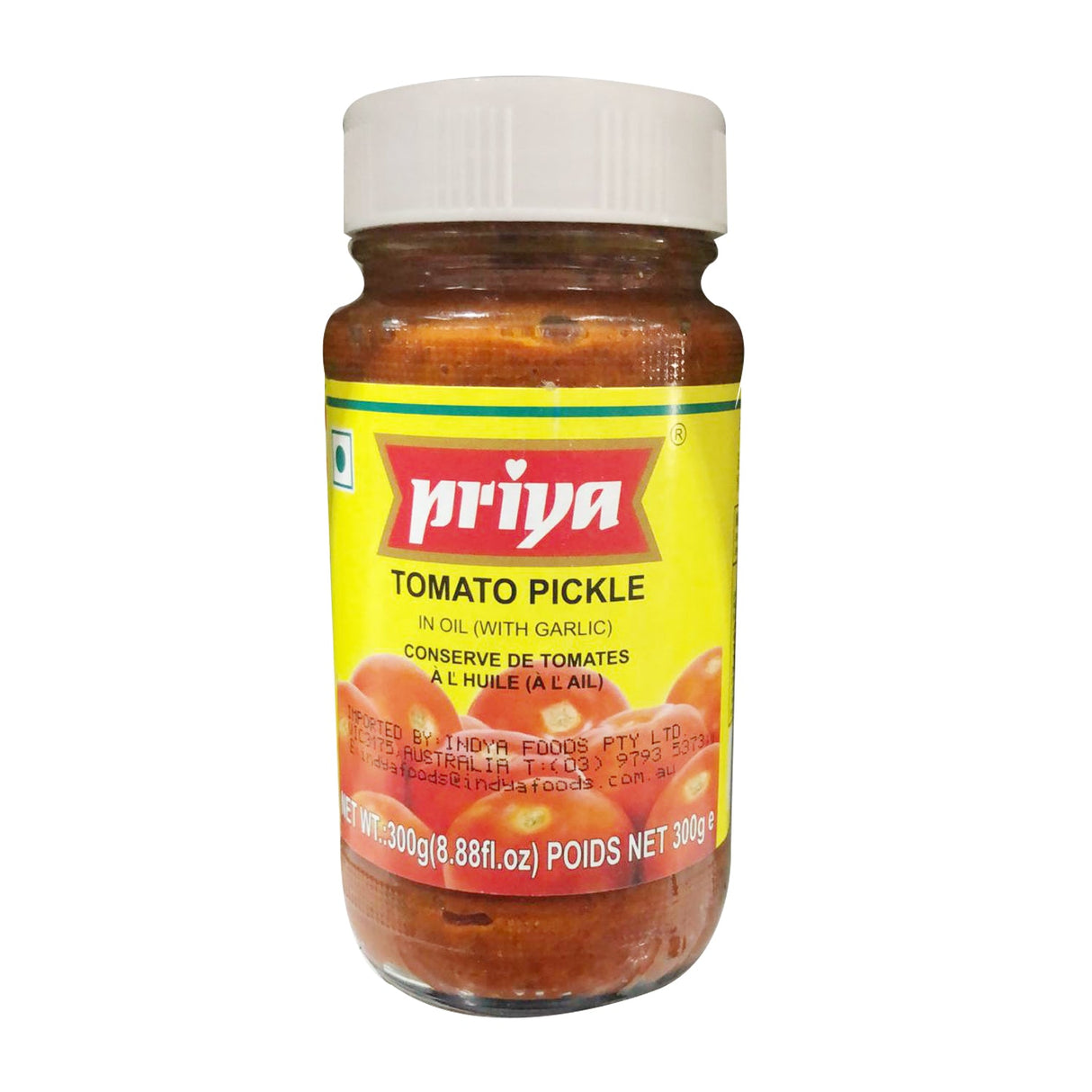 Priya Tomato Pickle With Grlic 300g