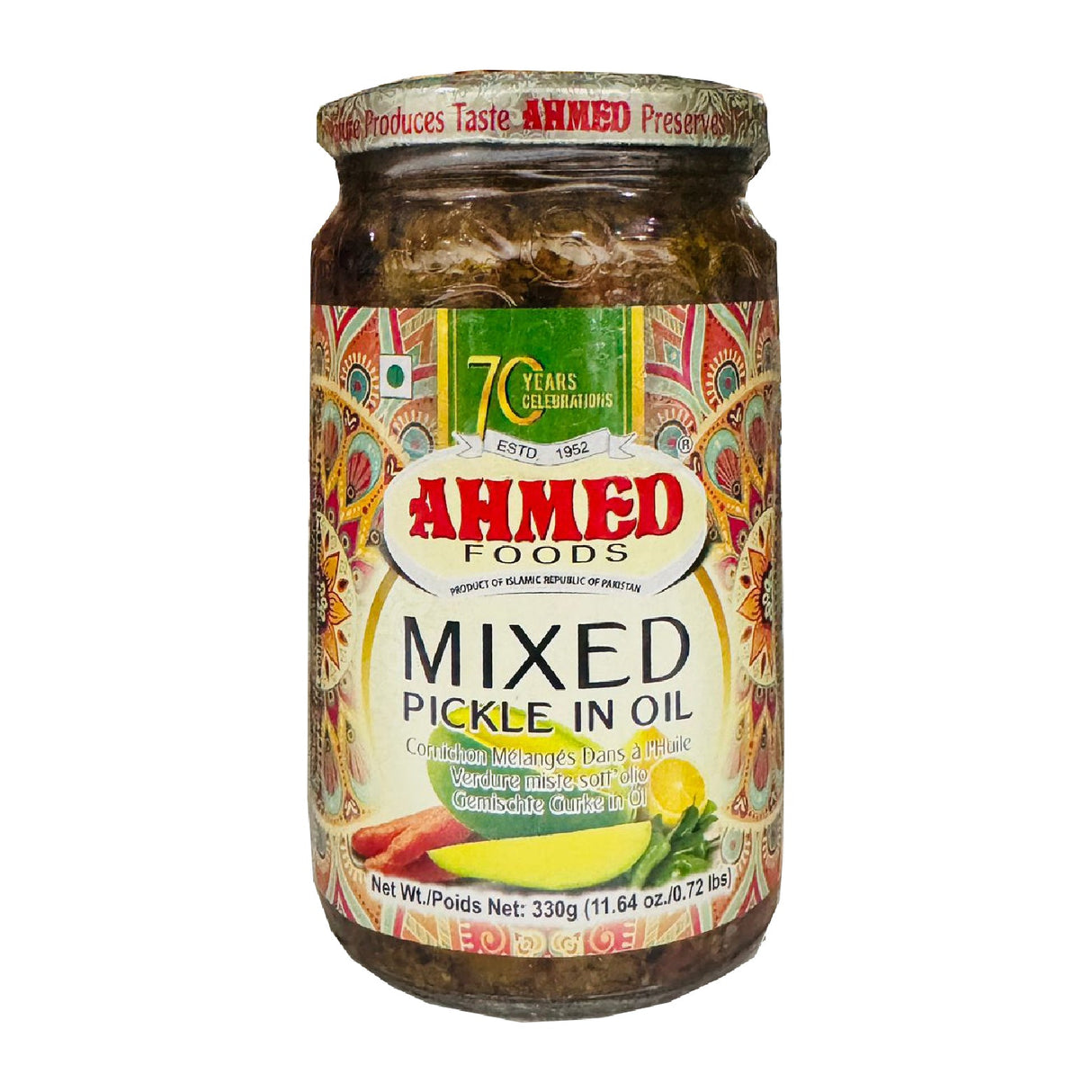 Ahmed Mixed Pickle in Oil 330g