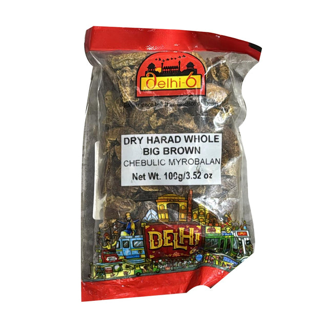 Delhi 6 Dry Harad Black Whole Big Brown 100g