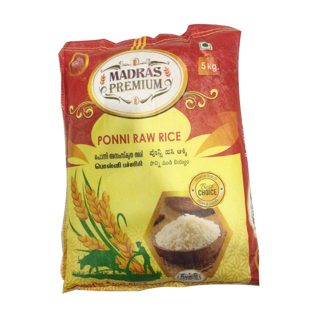 Madras Premium Ponni Raw Rice 5kg