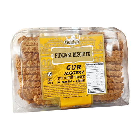 Golden Gur (Jaggery) Punjabi Biscuits 680g