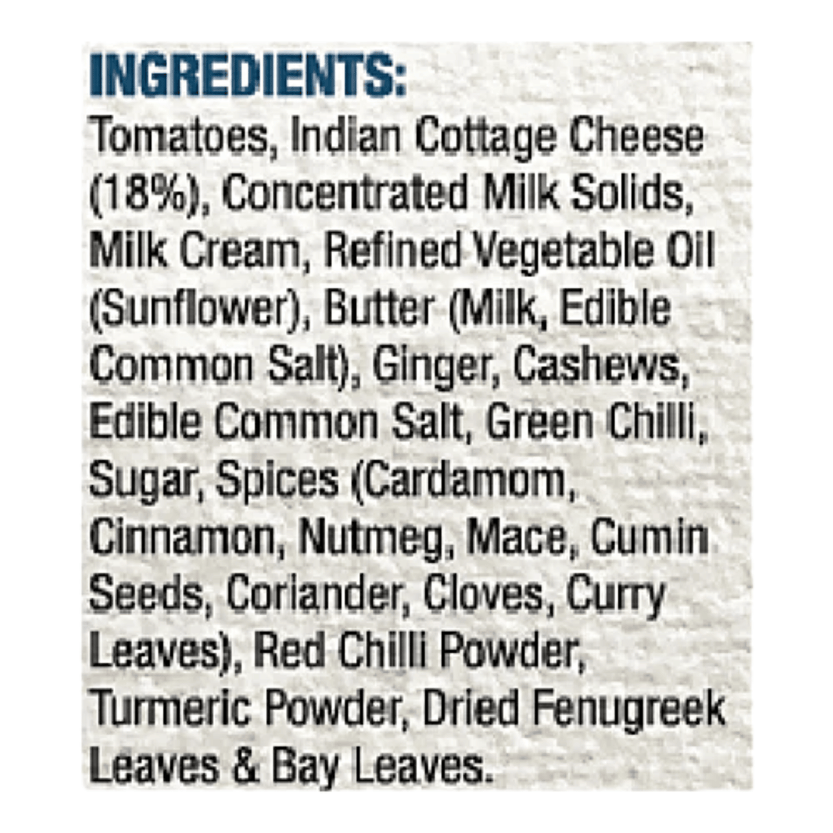 Haldiram's Shahi Paneer 300g