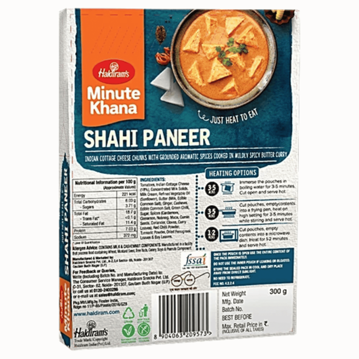 Haldiram's Shahi Paneer 300g