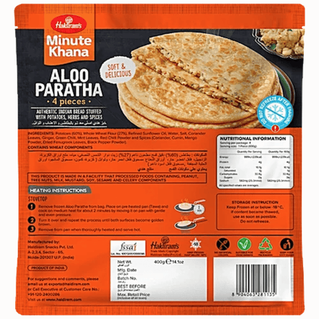 Haldiram's Aloo Gobi Paratha 4pcs