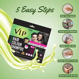 VIP Hair Colour Shampoo Black 20ml