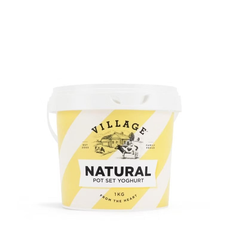 Village Pot set Natural Yoghurt 1kg