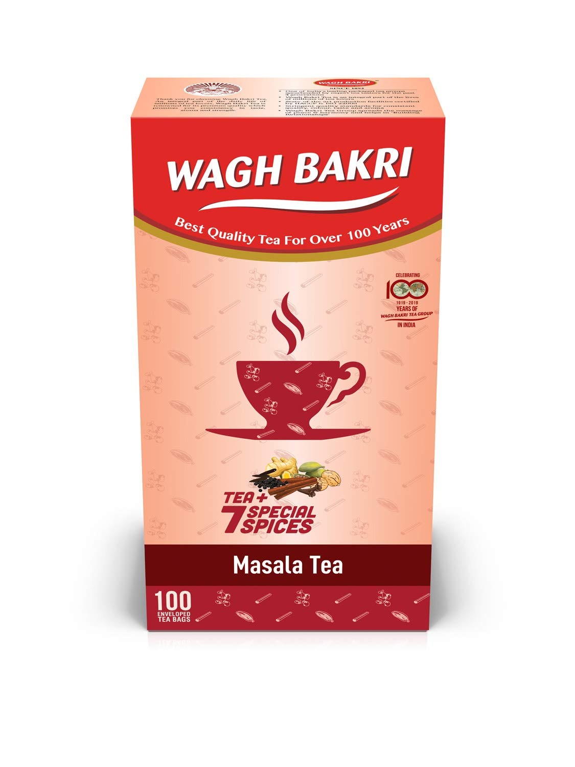 Wagh Bakri Masala Tea 100 Bags 200g