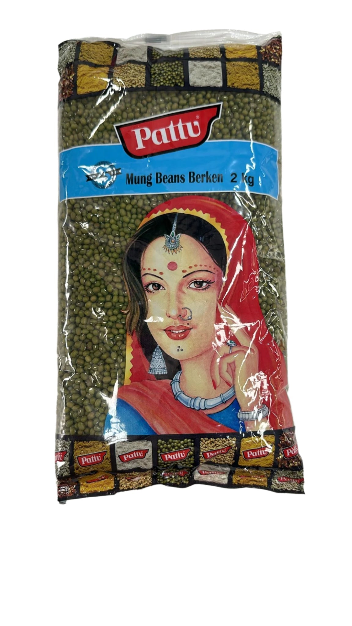 Moong Beans Berken Large 2kg- Pattu