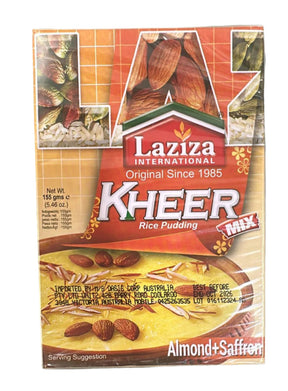Laziza Kheer Mix Rice Pudding (Almond+Saffron) 155g