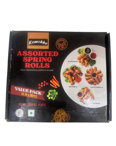 Kemchho Spring Rolls 96pcs Fro Assorted