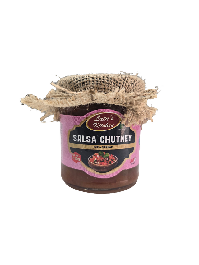 Lata Kitchen Hot Salsa Chutney 210g