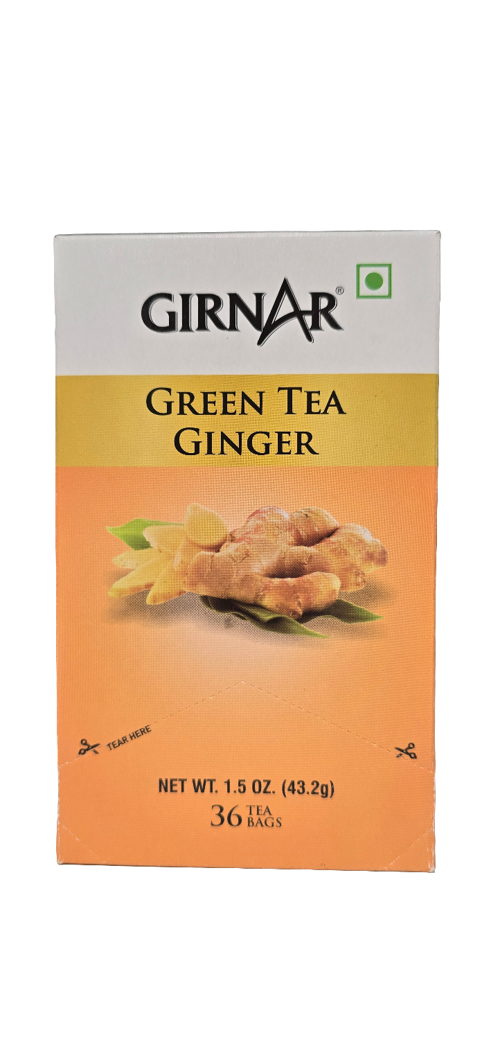 Girnar Green Tea Ginger 36 Bags