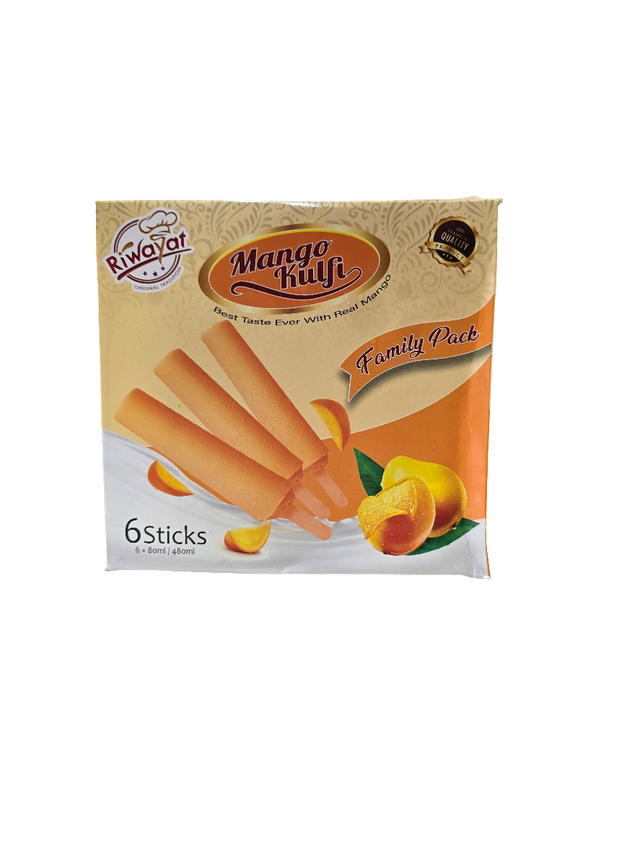Riwayat Mango Kulfi Family Pack 6 Sticks (480ml)