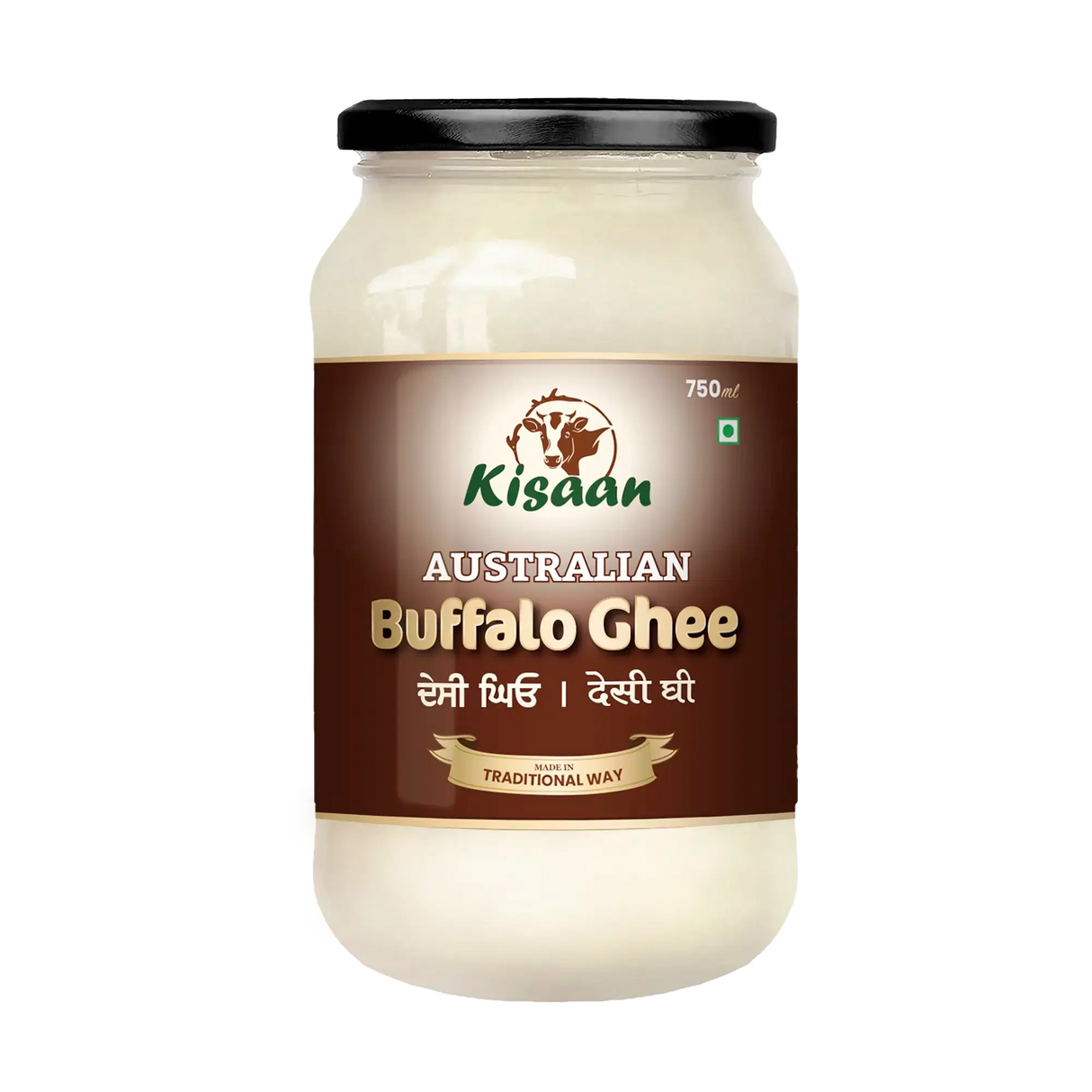 Kisaan Australian Buffalo Desi Ghee 750ml