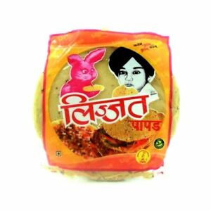 Lijjat Plain Udad Papad 200g