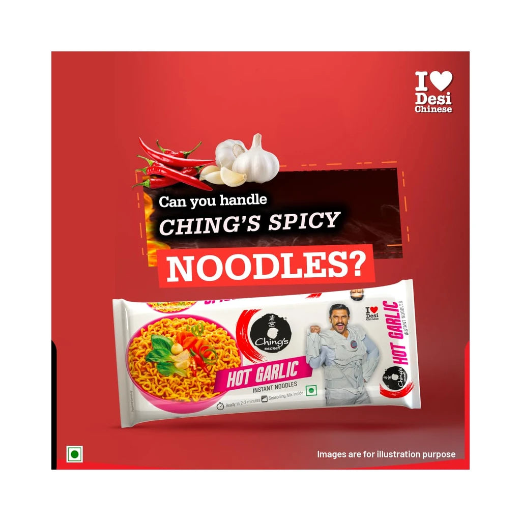 Ching's Hot Garlic Instant Noodles 240g - image 2