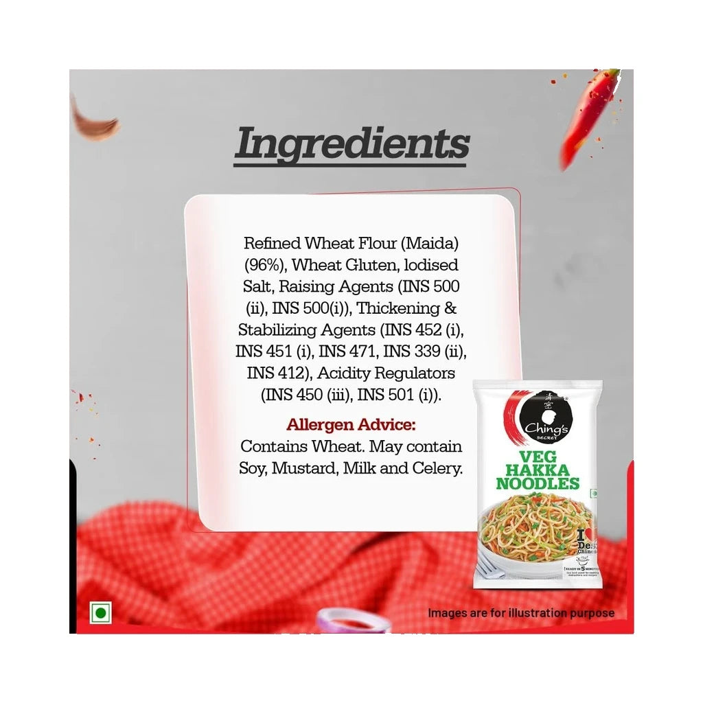 Ching’s Veg Hakka Noodles 560 g - image 4