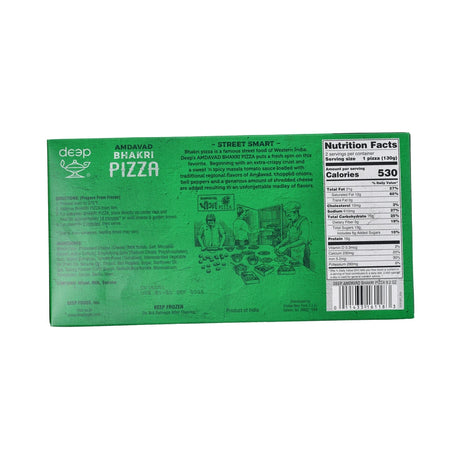 Deep Bhakri Pizza 260g - back