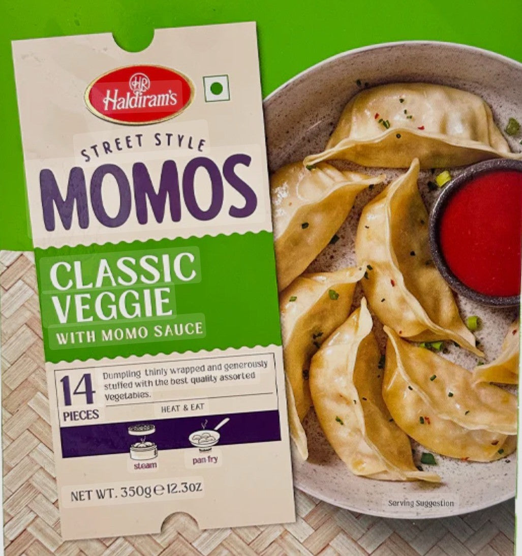 Haldiram's Classic Veggie Momos 14pcs (350g)