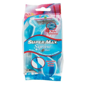 Supermax Syrine Razor Blades 4 packs