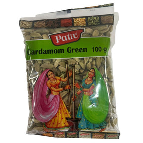 Pattu Cardamom Green Pods 100g