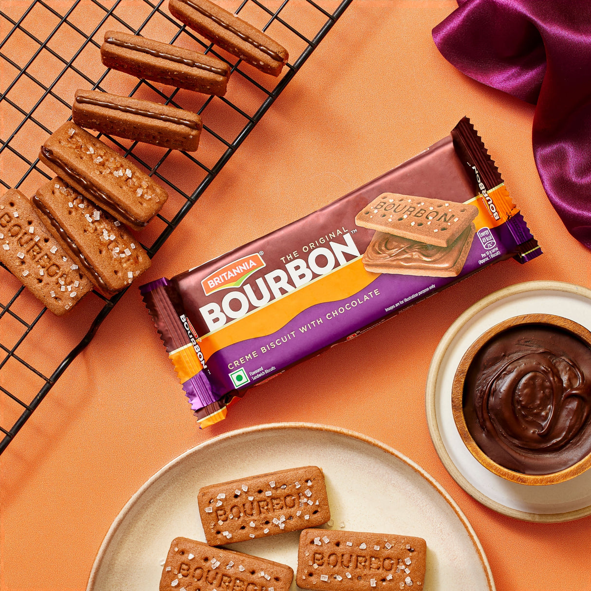 Britannia Bourbon Biscuits 390g