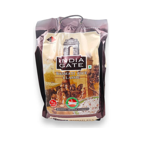 India Gate Basmati Rice Classic 10Kg - front