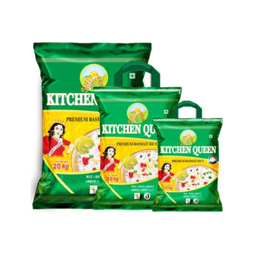 Kitchen Queen Premium Basmati Rice 20kg (Medium Grain)