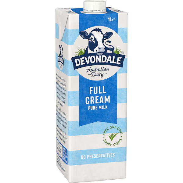 Devondale Long Life 1L Full Cream Milk