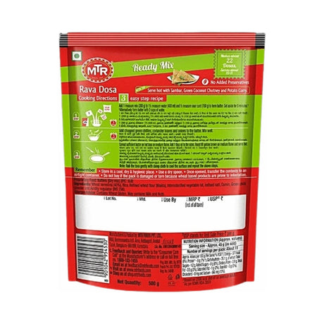MTR Rava Dosa Mix 500g - image 2