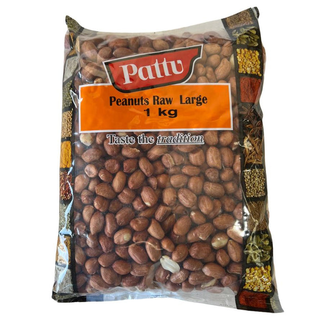 Pattu Peanut Raw Large 1kg (Ground Nuts)
