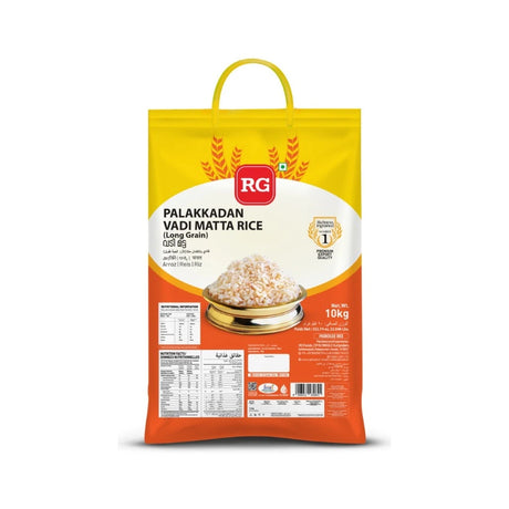 RG Palakkadan Vadi Matta Rice 10kg - front