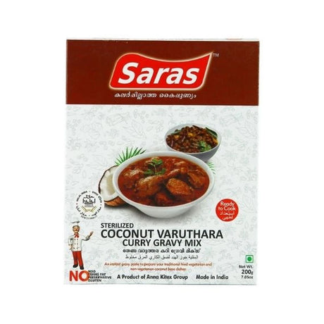 Saras Coconut Varuthara Curry Gravy 200g