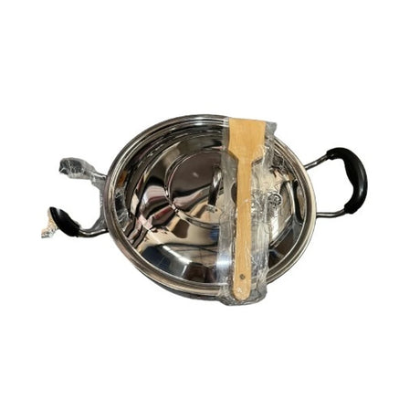Utella Non Stick Kadai With Lid 25cm - front